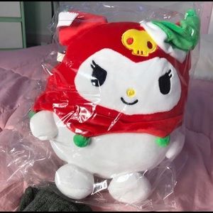 Kuromi Mochimochi Christmas Plush Shoulder Bag